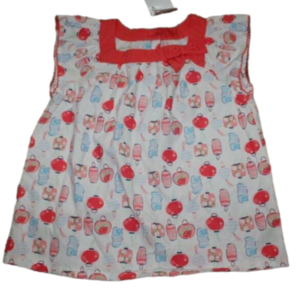 Gymboree Cherry Blossoms Lantern Bow Top Toddler Girls Size 3T Spring 2014 NWT